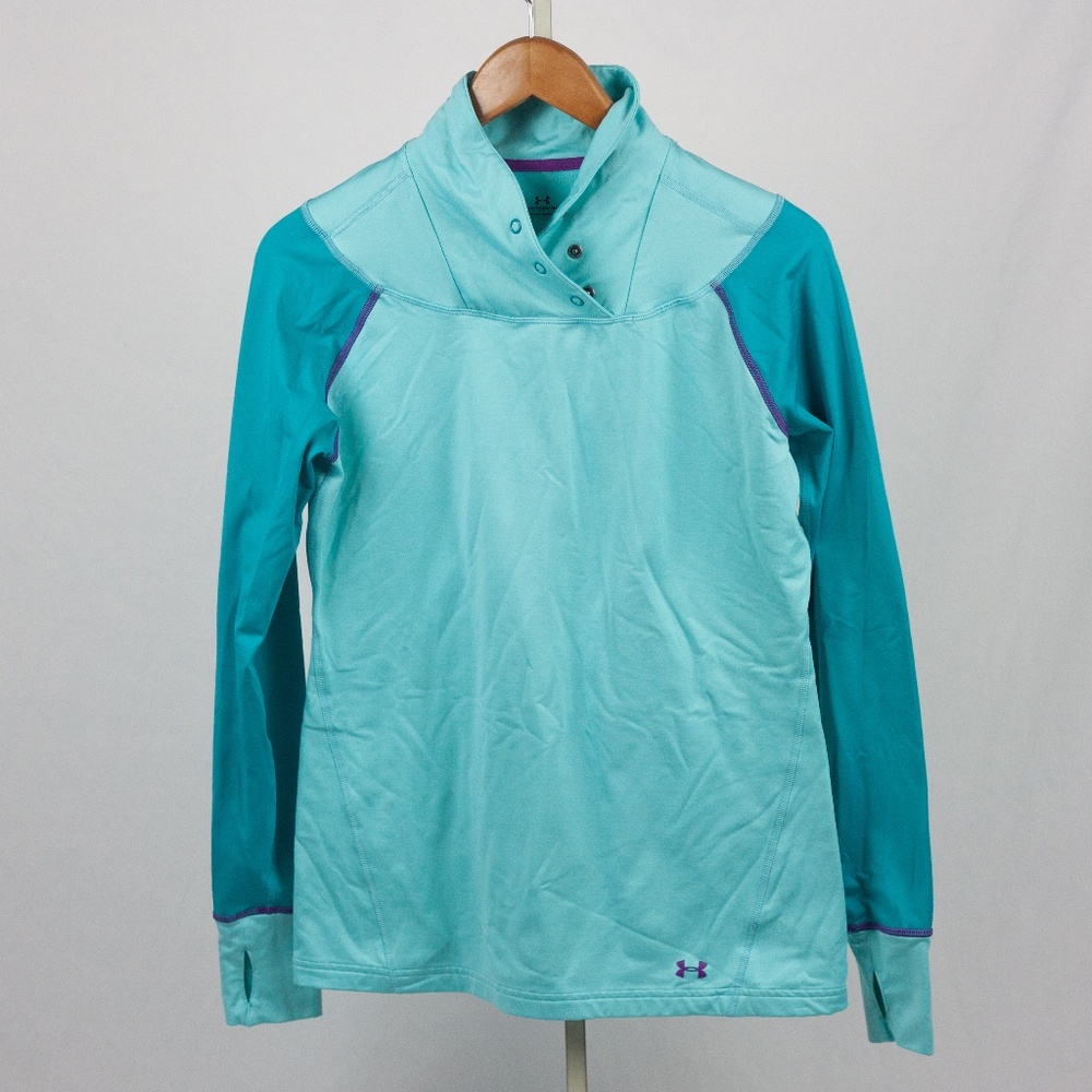 Under Armour teal pullover - large
